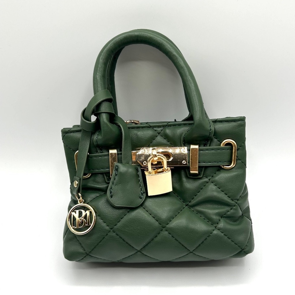 Badgley Mischka Mini Quilted Tote Bag